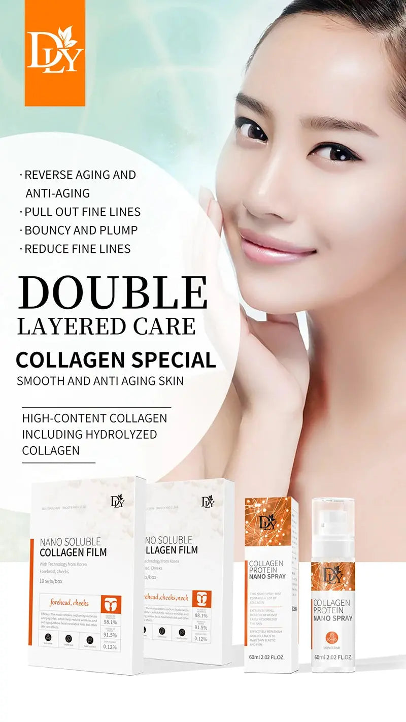 Collagen Film Mask & Serum Spray Set™ for Wrinkle Repair & Brightening GENERALEXPLORER