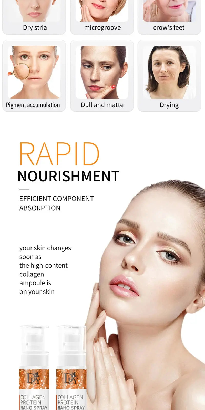 Collagen Film Mask & Serum Spray Set™ for Wrinkle Repair & Brightening GENERALEXPLORER
