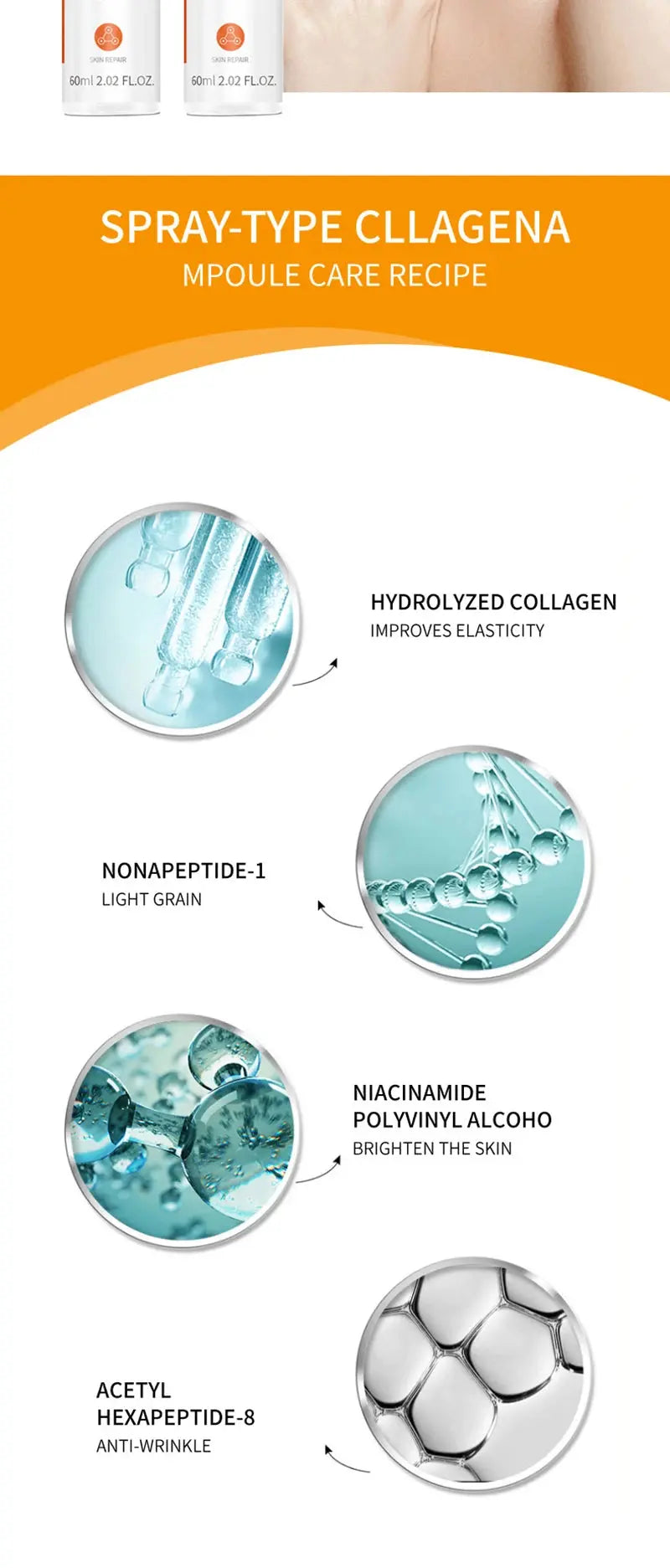 Collagen Film Mask & Serum Spray Set™ for Wrinkle Repair & Brightening GENERALEXPLORER